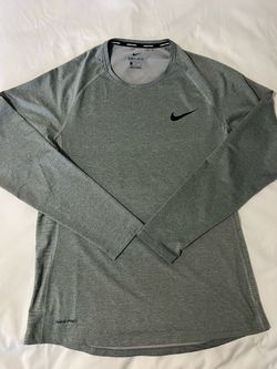 Nike Pro gray long sleeve shirt #nikepro #activewear large men’s &15