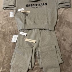 NEW Fear of God Essentials Dark Oatmeal Cuffed Bundle (Size XXS, XS, S, M, L) 100% Authentic✅ 