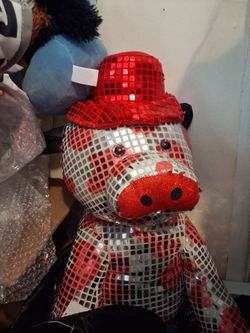 Huge disco pig