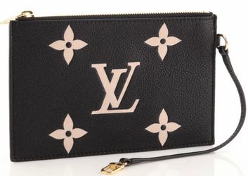 Louis Vuitton NeoNoe Pouch Bicolor Monogram Black and Cream