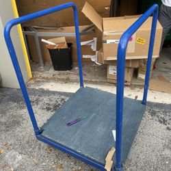 PANEL CART 26" X 30" W/ 2 REMOVABLE BARS