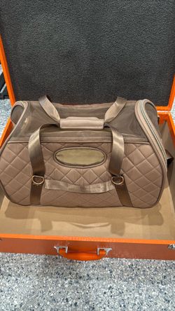 Quilted Pet Carrier Bag