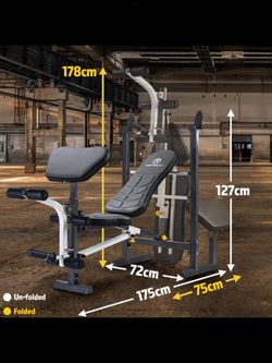 Folding compact Weight Bench “Mercy” MWB-20100 ( NEW in the BOX)