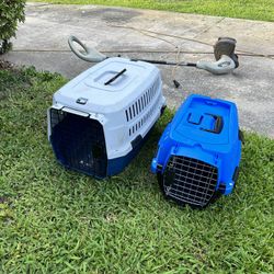2 Small Animal Carriers