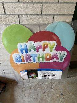 Birthday Yard Sign