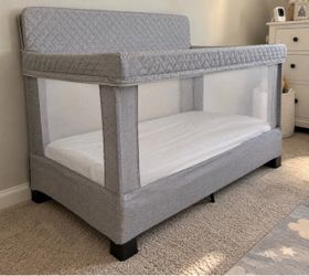 Baby Delight Horizon Full-Size Mesh Crib + Mattress + Carry Bags