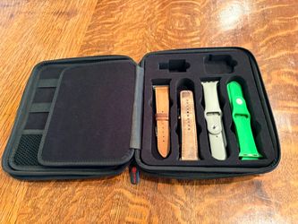 TDY Apple Watch Soft Storage Case -Includes 4 Bands
