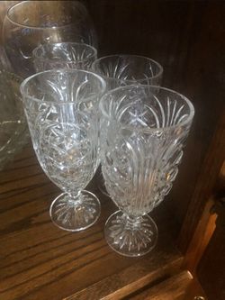 Set of 4 Long juice glasses