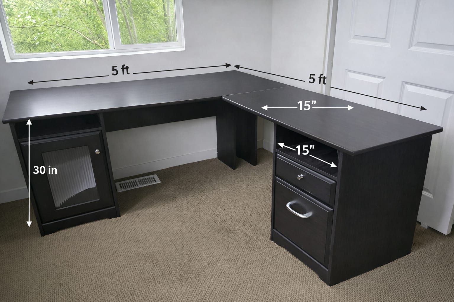 Bush Furniture Cabot office desk