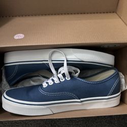 Blue vans size 7