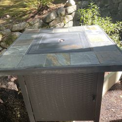 Tile Top Table Fire Pit