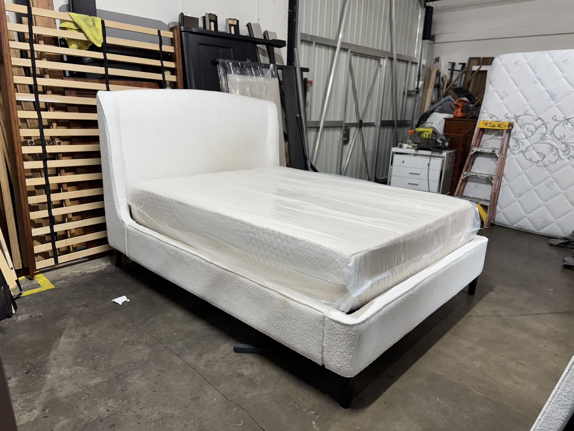 Queen Bed And Mattress $260