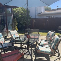 Patio Set For 6 
