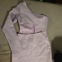Beautiful Purple Glitter Dress 