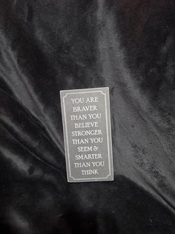 You are braver than you believe  hanging or sit on  shelf  wall sign