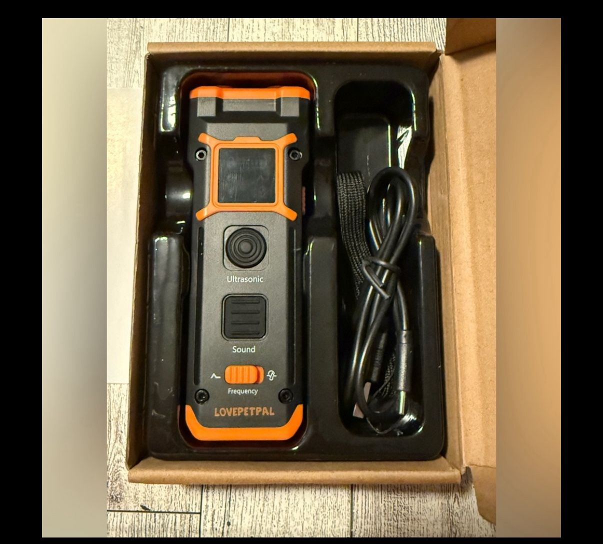 Dog Training Bark Deterrent/Anti-Barking Device, HD Display/LED Flashlight