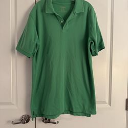 L.L. Bean Men’s Kelly Green Polo Shirt medium/tall