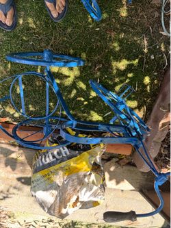 Vintage blue bike