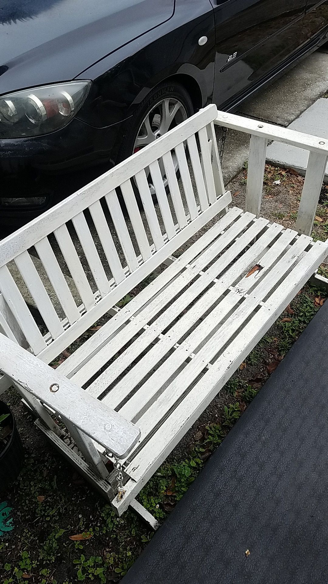 Porch swing bench