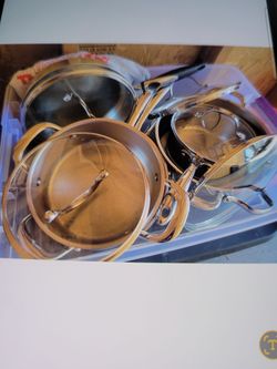 Lot of Stainless Steel Pots