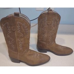 Dan Post Youth - Size 5.5 - Tan Cowboy Boots Style DPC-3003