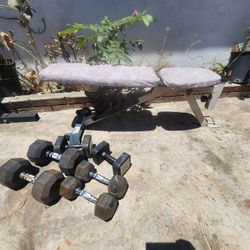 Dumbbells And Bench
