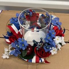 Patriotic Candle Holder