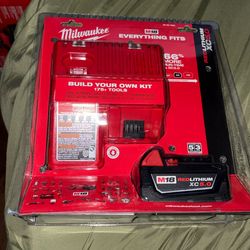 Milwaukee M18 RedLithium XC 5.0 Battery + Charger Kit (New)