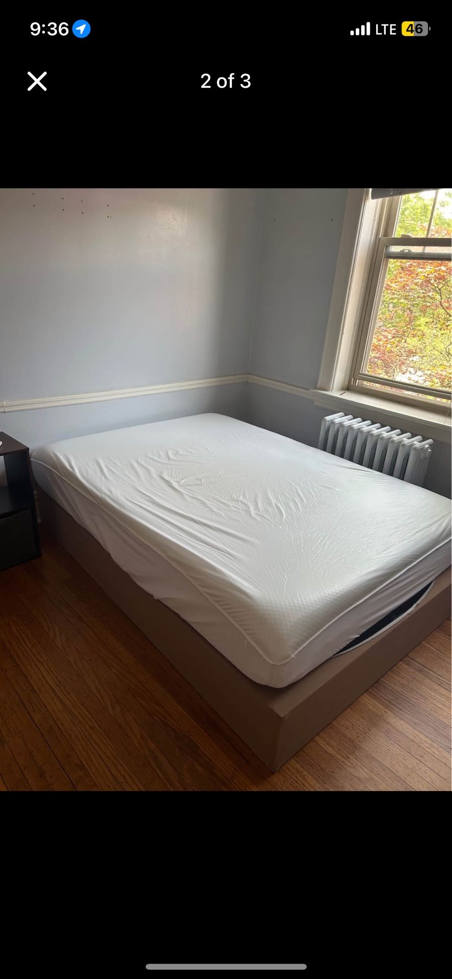 Full Bed Frame & Mattress IKEA