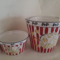 Popcorn Snack Bowls Setof 5