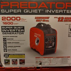 Predator Quiet Inverter Generator 