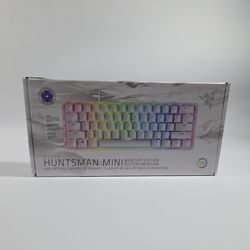 New Razer Huntsman Mini White Optical Gaming Keyboard For PC Mercury Edition