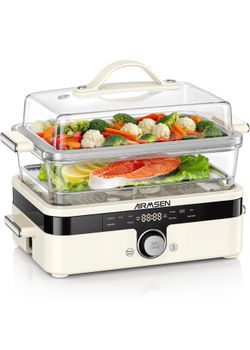 AIRMSEN Glass Food Steamer
