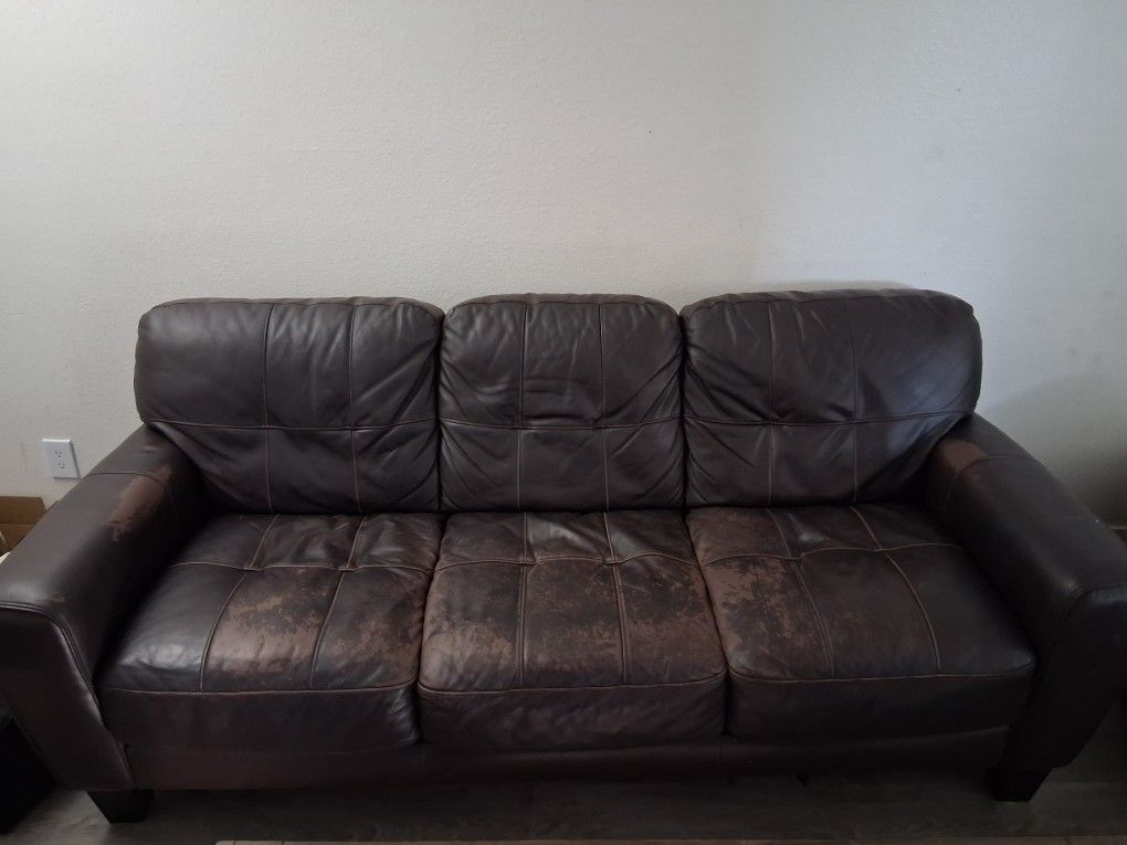Leather Couch