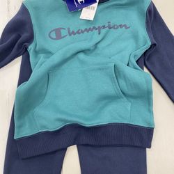 Champion S 2pc green sweatshirt and pants