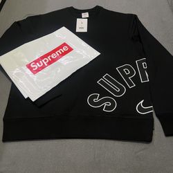 Supreme Nike Crewneck Sweatshirt Black M