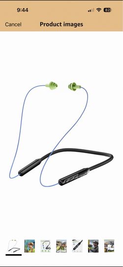MIPEACE Bluetooth Earplug Headphones, Neckband Wireless Earbuds earplugs-29db Noise Reduction isolating in-Ear earplug Earphones with Controls,IPX6 sw