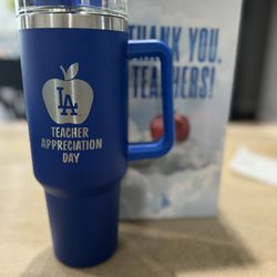 New Dodgers Teacher Appreciation Tumbler