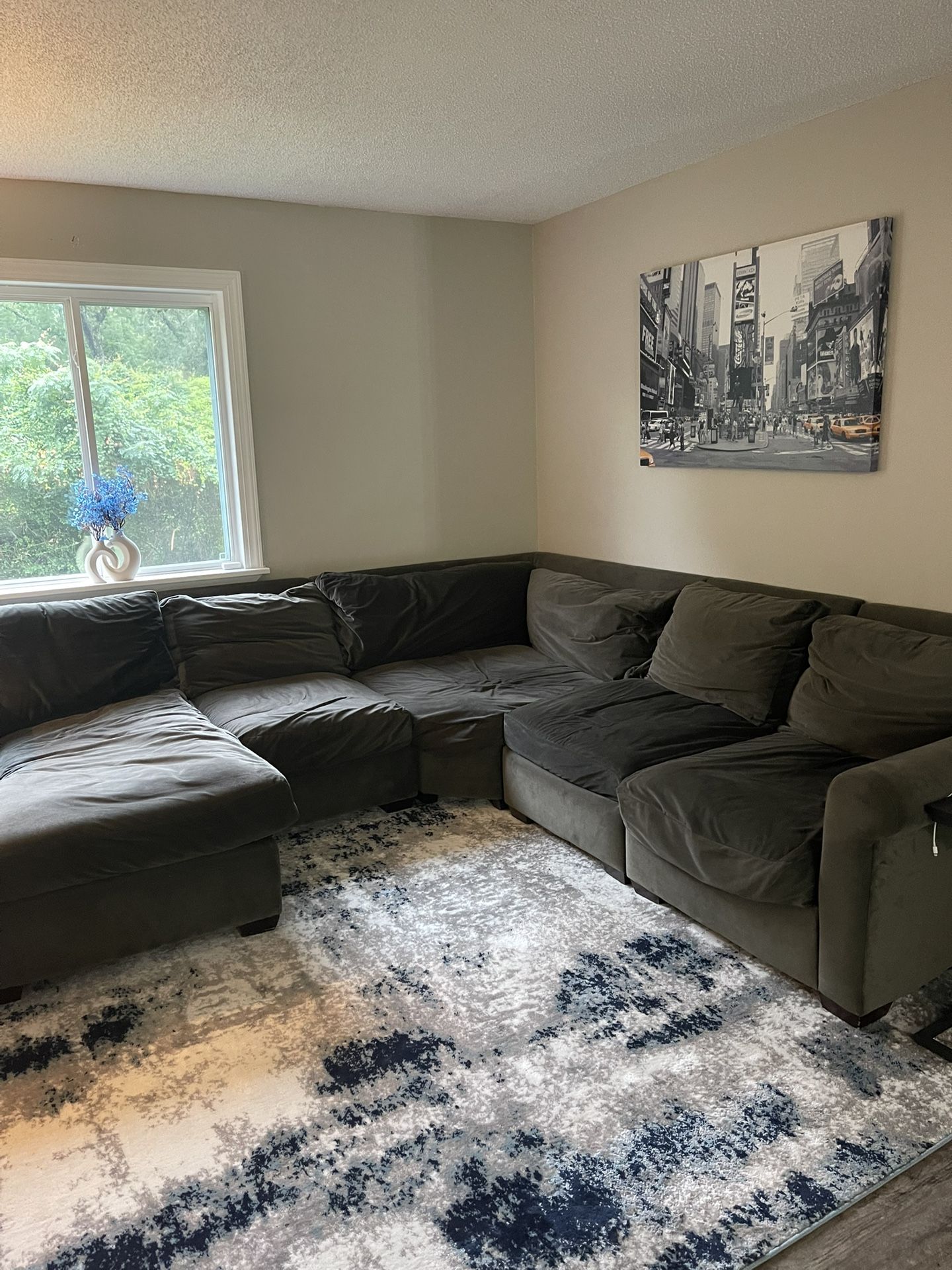 Dark Gray Sectional Sofa for Sale