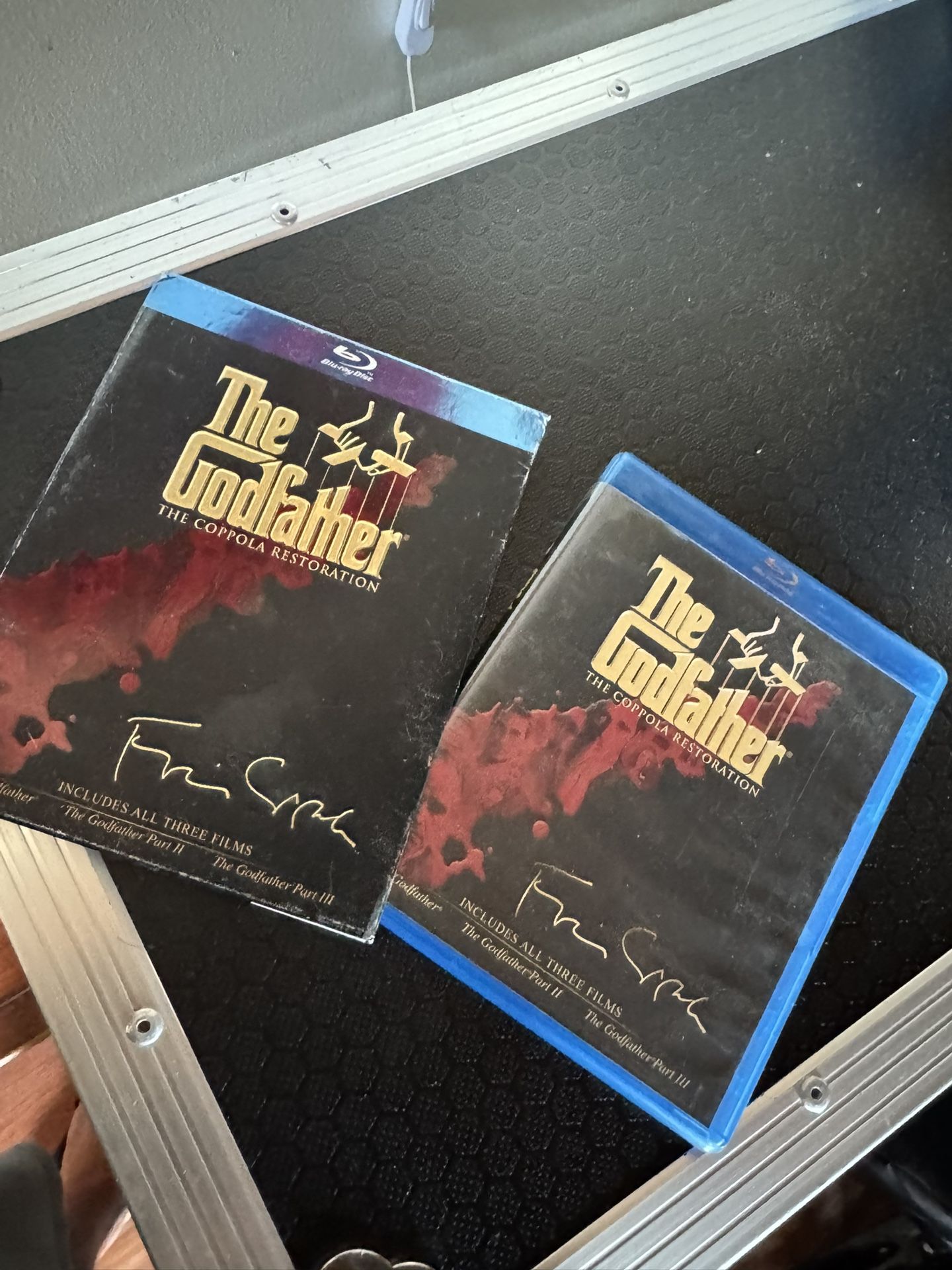THE GODFATHER BLU RAY TRILOGY $30