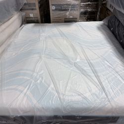 King Mattress Tempurpedic ProBreeze Medium Hybrid 🩵 Take It Today For Only $50 Down