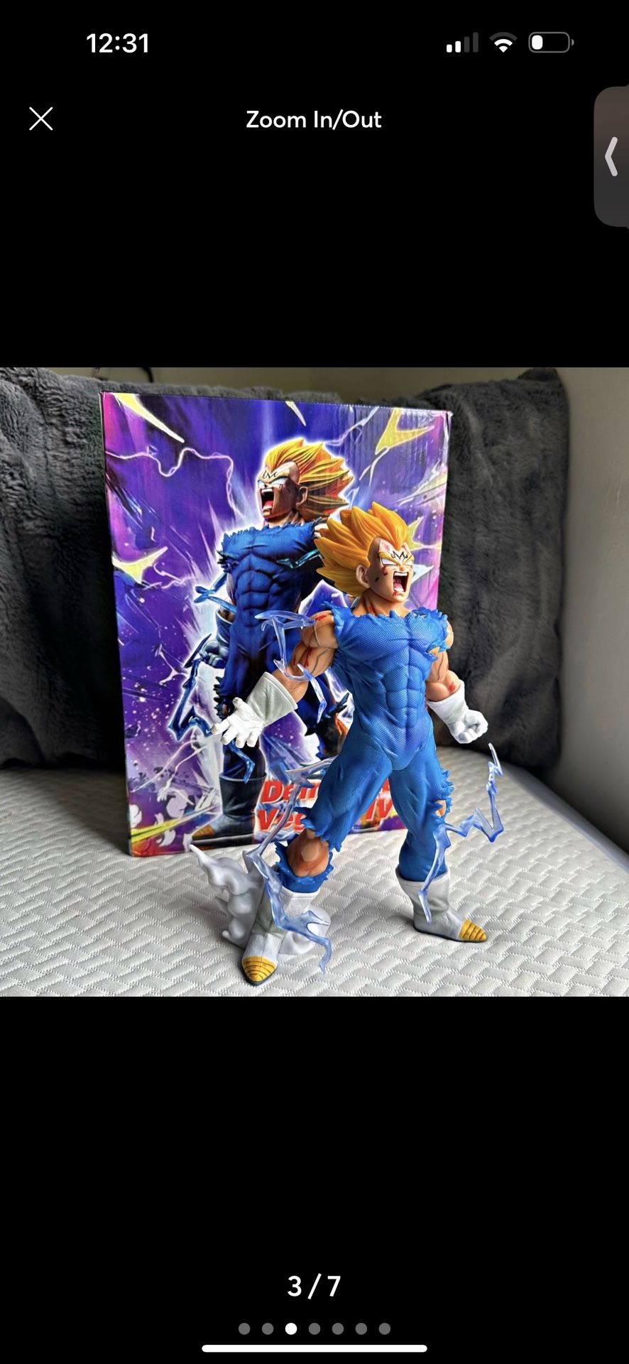 Anime Injured Demonize Vegeta Dragon Ball Z PVC Figure