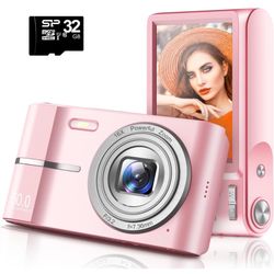 Brand New Digital Camera, 50MP Full High Definition 1080P Camera with 16x Zoom Anti Shake