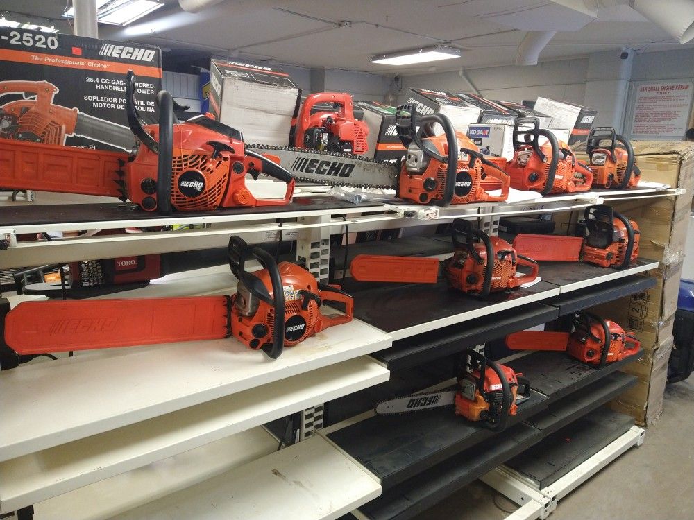 Chainsaws For Sale Ryobi Echo From 14" To 20" Starting At 89 Dollars