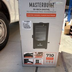 Master built 30 In. Digital Electric Smoker In Black 