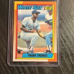 1990 topps #414 FRANK THOMAS chicago white sox ROOKIE card - Mint Condition 