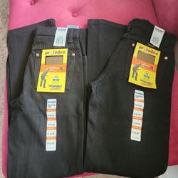 2 pair of 14 slim Cowboy cut Wrangler jeans