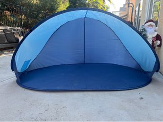 Pop Up Beach Tent Sun Shelter Instant Portable Canopy Blue UV Shade
