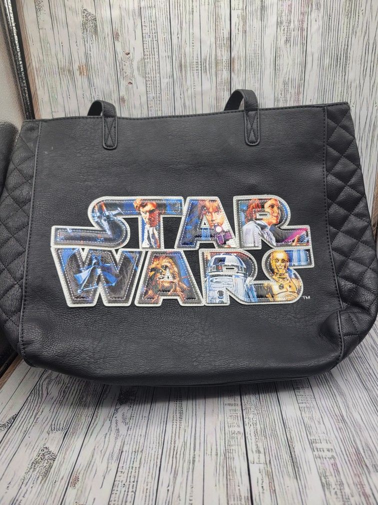 Star wars tote by Loungefly quilted faux leather bag.