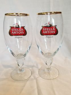 Stella Artois Beer Glass/Chalice - Set of 2  50Cl